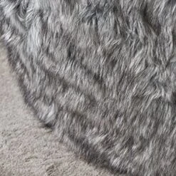 Christopher Knight Home Laraine Furry Glam Dark Light Grey Streak Faux Fur 3 Ft. Bean Bag -Songmics Furniture Shop 618EnwXq9lL