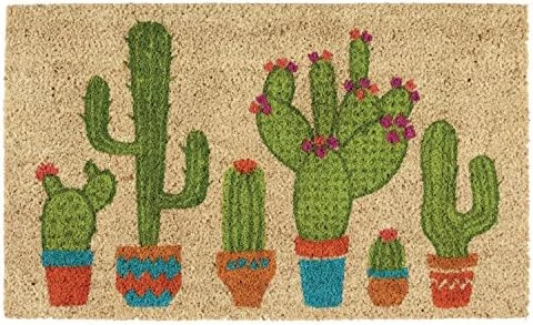 DII Floral Design Collection Natural Coir Doormat, 17x29, Bright Blossom 10 DII Floral Design Collection Natural Coir Doormat, 17x29, Bright Blossom - Image 10