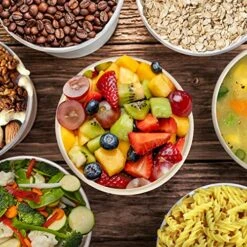 BALCI - Premium Ice Cream Containers (2 Pack - 1 Quart Each) Perfect Freezer Storage Tubs With Lids For Ice Cream, Sorbet And Gelato! - Blue -Songmics Furniture Shop 61BRAA3wTgL