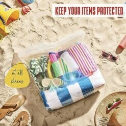 [ 10 COUNT ] Extra Large Food Storage Plastic Bags With Double Zipper Top - 5 Gallon Bags - 18" X 24" - BPA-Free - Big Storage Bags For Clothes, Travel, Moving, Freezer Bags, 2-mil Thick Clear Plastic Bags (10) -Songmics Furniture Shop 61D6IxAVZyL