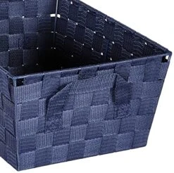 Whitmor Woven Strap Storage Baskets S/3-Navy, Navy, 3 Count -Songmics Furniture Shop 61DyLxOs7OL