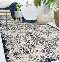 NOORI Home - Premium Luxury 100% Handmade & Handcrafted Cable Style Cotton Knitted Jade Comfortable Pouf, Ottoman, Footrest, Footstool - Beige - 20"x20"x14" -Songmics Furniture Shop 61EMhBbC4cL