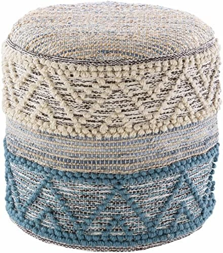 Kaumakani Natural Wicker Jute Round Pouf - Ottoman Style Braided Woven Foot Stool - Natural Fiber Round Cylinder Ottoman - 100% Polybead Fill - Beige, Brown- 19.75" X 16 10 Kaumakani Natural Wicker Jute Round Pouf - Ottoman Style Braided Woven Foot Stool - Natural Fiber Round Cylinder Ottoman - 100% Polybead Fill - Beige, Brown- 19.75" X 16 - Image 10