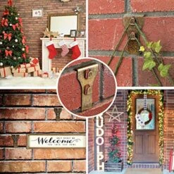AIEVE Brick Wall Clips For Hanging Outdoors, 10 Pack Brick Hooks Brick Hangers No Drill, Picture Hangers Brick Wall Hangers Siding Hooks Mount On Brick Without Drilling, Fit 2-1/8 To 2-1/3 -Songmics Furniture Shop 61NXNhiKaqL