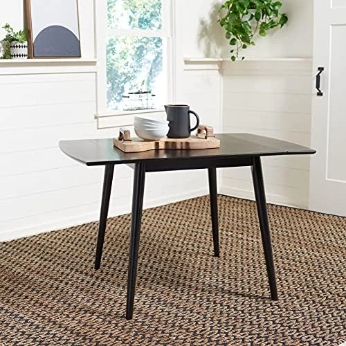 Safavieh Home Collection Kaylee Drop Leaf Dining Room Table DTB1403B, 0, Dark Grey 8 Safavieh Home Collection Kaylee Drop Leaf Dining Room Table DTB1403B, 0, Dark Grey - Image 8