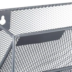 Relaxdays Wall Mount Magazine Rack, 10.5 X 32.5 X 40.5 Cm, Silver -Songmics Furniture Shop 61XcIowrJbL