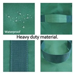 MelonBoat Christmas Tree Storage Bag For 5'-9' Extra Large Artificial Trees, Waterproof Oxford Cloth Green -Songmics Furniture Shop 61YlSKxpsxL