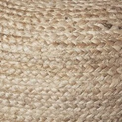 Decor Therapy Round Braided Natural Jute Woven Pouf Ottoman, 19" X 10" -Songmics Furniture Shop 61ZsMLelj0L