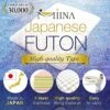 MIINA Japanese Floor Mattress, Japanese Futon Mattress, Mattress Topper, Memory Foam Futon, Guest Mattress, Thicken Sleeping Pad, Foldable Mat, Twin (39x78in) Made In Japan