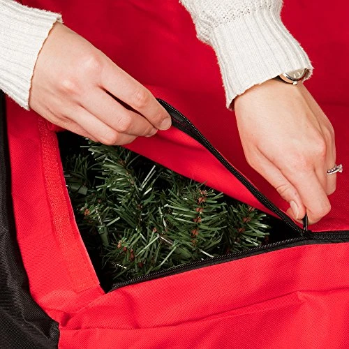 Camerons Christmas Tree Storage Bag - Rolling W Wheels, Fits Up To 9 Ft Tall Disassembled Artificial Holiday Trees - Heavy Duty 58"x24"x34" Storage Container W Durable Handles And Tight Zipper Closure 4 Camerons Christmas Tree Storage Bag - Rolling W Wheels, Fits Up To 9 Ft Tall Disassembled Artificial Holiday Trees - Heavy Duty 58"x24"x34" Storage Container W Durable Handles And Tight Zipper Closure - Image 4