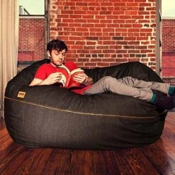 Jaxx 7 Foot Bean Bag Sofa, Charcoal 25 Jaxx 7 Foot Bean Bag Sofa, Charcoal -Songmics Furniture Shop 61diMfjUp5L. AC