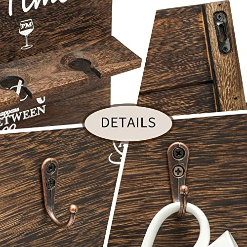 GOARTGIF Unique Birthday Gifts For Women Who Has Everything,How To Tell Time Am Pm,Housewarming Gifts For Women Or New Home,Coffee And Wine Holder Sign,Women Birthday Gifts Ideas For Mom 5 GOARTGIF Unique Birthday Gifts For Women Who Has Everything,How To Tell Time Am Pm,Housewarming Gifts For Women Or New Home,Coffee And Wine Holder Sign,Women Birthday Gifts Ideas For Mom - Image 5