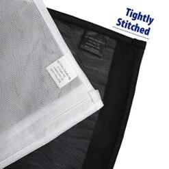 TENRAI 5 Pack (2 Large & 3 Medium) Delicates Laundry Bags, Bra Fine Mesh Wash Bag, Zippered, Protect Best Clothes In The Washer (5 Black, Set Of 5) -Songmics Furniture Shop 61ffkBOvUmL