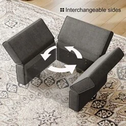 Belffin Modular Sectional Couch U-Shape Modulars Reversible Sectional Sofa Convertible Chaise Sofa With Storage Grey 19 Belffin Modular Sectional Couch U-Shape Modulars Reversible Sectional Sofa Convertible Chaise Sofa With Storage Grey -Songmics Furniture Shop 61lgdnWLo0L