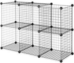 Whitmor Storage Cubes - Stackable Interlocking Wire Shelves -Black (Set Of 4) 11 Whitmor Storage Cubes - Stackable Interlocking Wire Shelves -Black (Set Of 4) -Songmics Furniture Shop 61mrlTsPTcL. AC