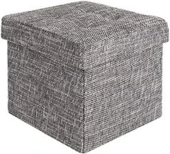 Seville Classics Cushioned Fabric Ottoman Hidden Storage Chest Footrest Chair, Padded Seat For Bedroom, Dorm, Loft, Living Room, Entryway, Hallway, Midnight Blue, 31.5" Bench 24 Seville Classics Cushioned Fabric Ottoman Hidden Storage Chest Footrest Chair, Padded Seat For Bedroom, Dorm, Loft, Living Room, Entryway, Hallway, Midnight Blue, 31.5" Bench -Songmics Furniture Shop 61nHnGDAQ4S. AC