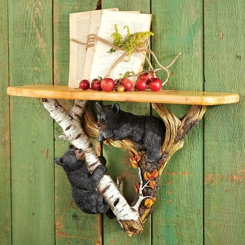 Black Forest Décor Bear Wall & Door Mount Towel Rack – Bear Bathroom Decor 4 Black Forest Décor Bear Wall & Door Mount Towel Rack – Bear Bathroom Decor - Image 4