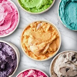 BALCI - Premium Ice Cream Containers (2 Pack - 1 Quart Each) Perfect Freezer Storage Tubs With Lids For Ice Cream, Sorbet And Gelato! - Blue -Songmics Furniture Shop 61u2H0o6MtL