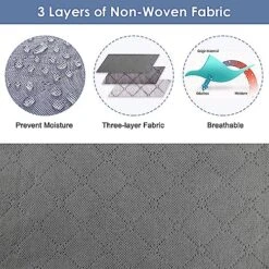 Fixwal Under Bed Storage Containers 90L Toy Organizers And Wrapping Paper Storage Bags 6 Pack Of Durable, Breathable Bags With Clear Windows And Reinforced Handles For Blankets, Clothes, And More -Songmics Furniture Shop 61yGSqlCrWL
