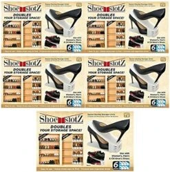Shoe Slotz Space Saver, 6 Piece Set (1) -Songmics Furniture Shop 61yJ3GbK0oL. AC